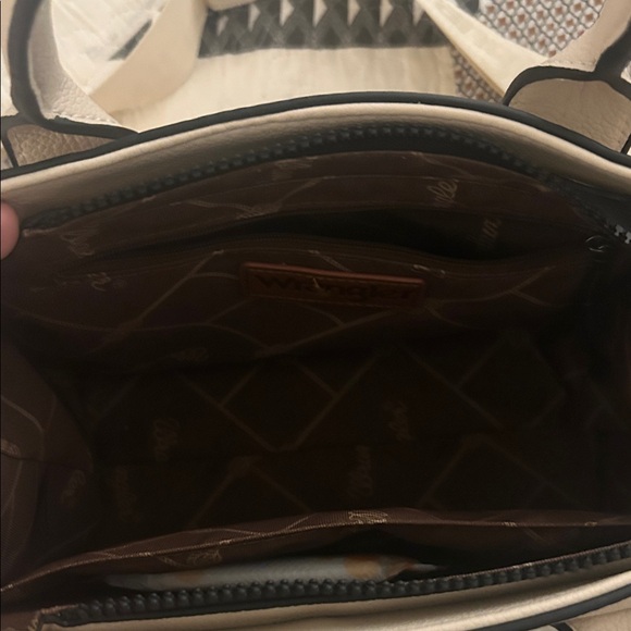 Wrangler Tan Satchel with Braided Detail - Picture 2 of 4